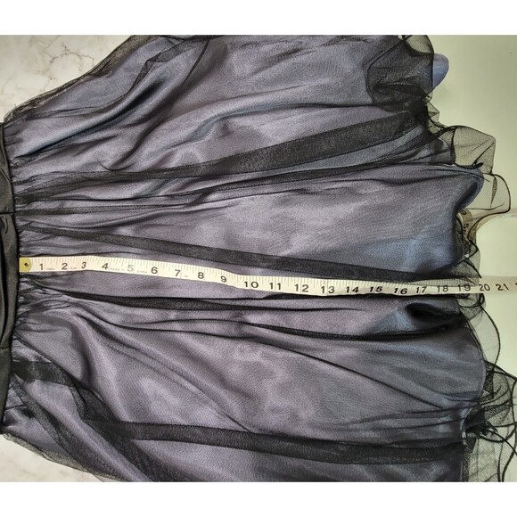 Blondie Nites prom homecoming sequin short tulle black silver dress size  3 NWT - Picture 11 of 16